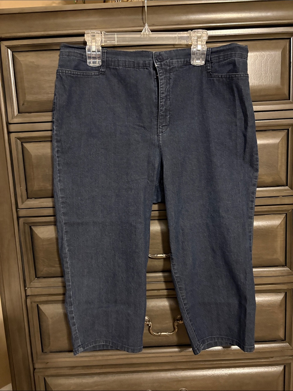 Gloria Vanderbilt Dark Blue Cropped Women’s Jeans